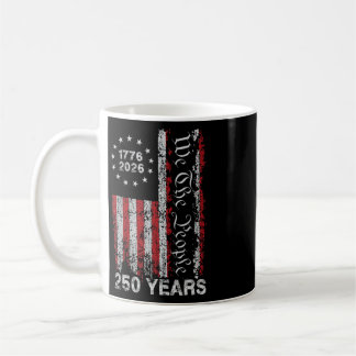 Caneca De Café Aniversário de 250 Anos 1776-2026 250º Aniversário
