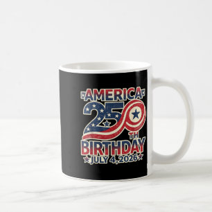 Caneca De Café Aniversário de 250 anos 4 de julho de 1776-2026 EU