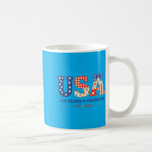 Caneca De Café Aniversário de 250 Anos América 1776-2026 EUA