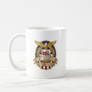 Caneca De Café Aniversário de 250 anos da América