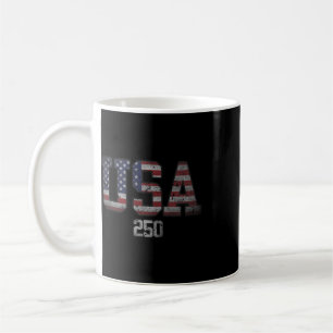 Caneca De Café Aniversário de 250 Anos dos EUA 1776-2026 250º