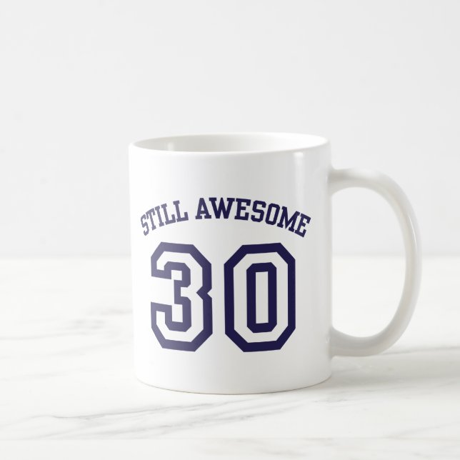 Caneca De Café Aniversário de 30 anos (Direita)