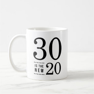 Caneca De Café aniversário de 30 anos Black 30 é o novo 20
