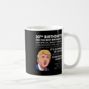 Caneca De Café aniversário de 30 anos De Presente Engraçado Camis