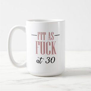 Caneca De Café aniversário de 30 anos Mug Ajustado em 30