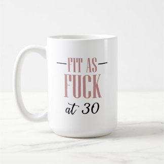 Caneca De Café aniversário de 30 anos Mug | Ajustado em 30