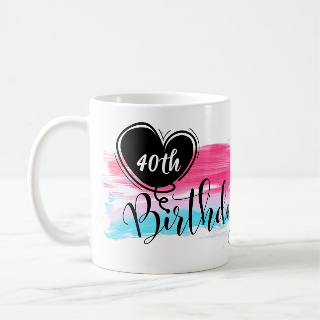 Caneca De Café aniversário de 40 anos (Esquerda)