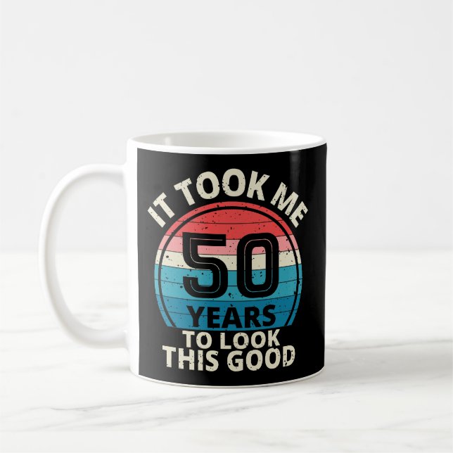 CANECA DE CAFÉ ANIVERSÁRIO DE 50 ANOS (Esquerda)