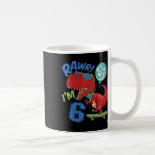 Caneca De Café Aniversário de 6 anos de criança Menino de 6 anos
