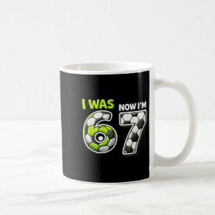 Caneca De Café Aniversário de 7 Anos de Futebol Engraçado Eu Era