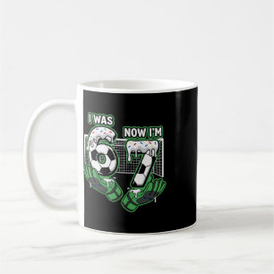 Caneca De Café Aniversário de 7 Anos de Futebol Eu Era 6 Agora Eu