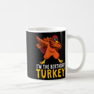 Caneca De Café Aniversário de Ação de Graças Bday Engraçado Nasci