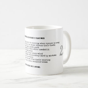 Caneca De Café Aniversário de Casamento de 25 FUNNY Personalizado