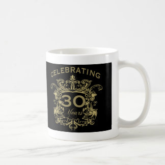 Caneca De Café Aniversário de Casamento de 30