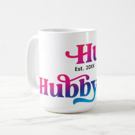 Caneca De Café Aniversário de Casamento do Casal Marido Cores Per