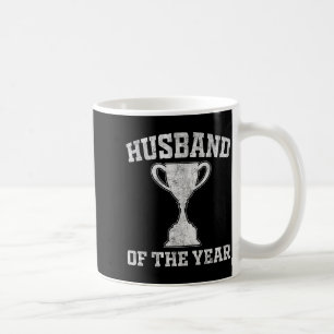 Caneca De Café Aniversário de Casamento Troféu Vintage Marido Mar