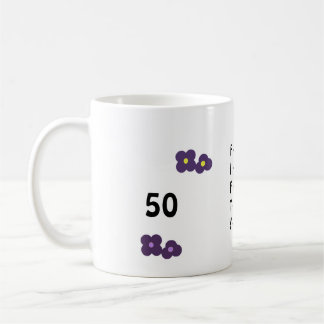 Caneca De Café Aniversário de Cinquenta Anos