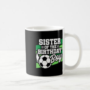 Caneca De Café Aniversário de Futebol - Aniversário Irmã - Menino