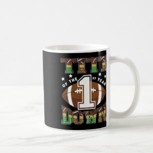 Caneca De Café Aniversário de um ano do Titi do futebol de primei