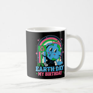 Caneca De Café Aniversário dia da terra 2026 reciclagem engraçada