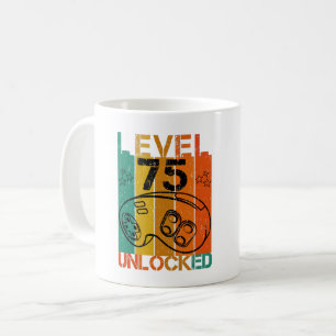 CANECA DE CAFÉ ANIVERSÁRIO DO 70 DE GEEK DE JOGADOR FUNNY NÍVEL 7
