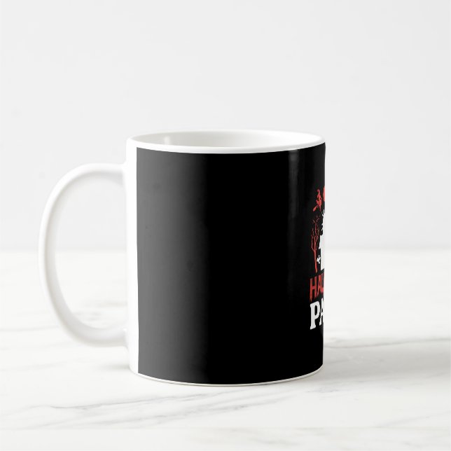 Caneca De Café Aniversário do Festa de Halloween (Esquerda)