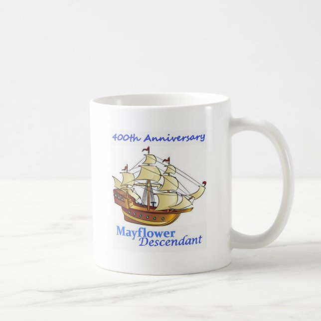 Caneca De Café Aniversário do navio de navigação do descendente (Direita)