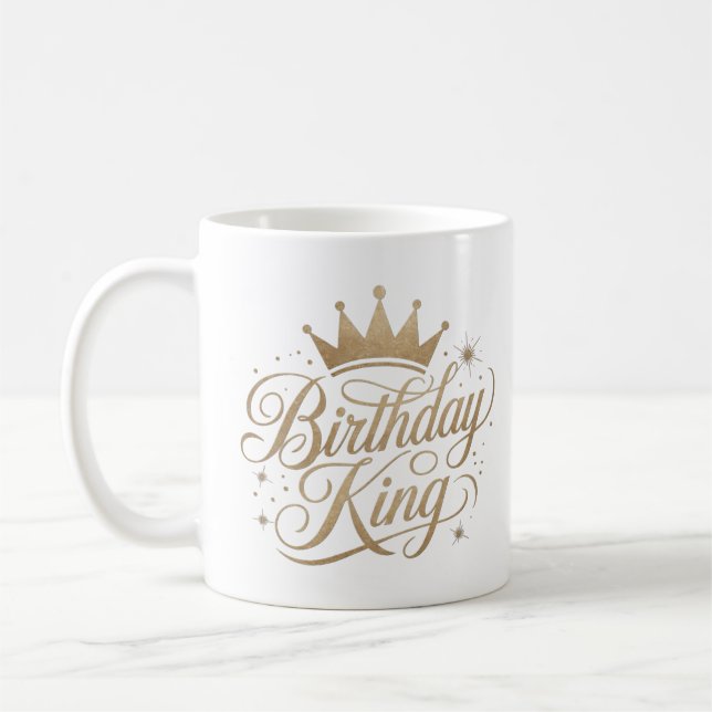Caneca De Café Aniversário do Rei Legal Trend Gift Mugs (Esquerda)