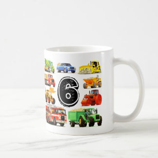 Caneca De Café Aniversário dos caminhões grandes 6o