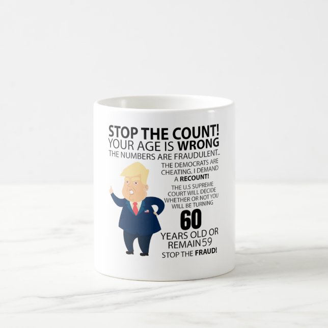 Caneca De Café Aniversário engraçado de 60 anos Presente Parto An (Centro)