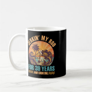 Caneca De Café &# Aniversário Para Pescador Sacudindo Minha Linh