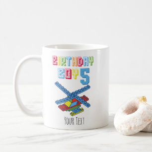Caneca De Café Aniversário Personalizado do Bloco de Aniversário 