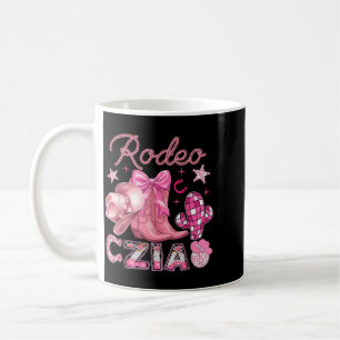 Caneca De Café Aniversário Rodeo Zia Pink Boots Coquette Cowgirl