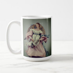 Caneca De Café Anjo a rosa e branco: