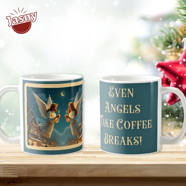Caneca De Café Anjo Café Break (Criador carregado)