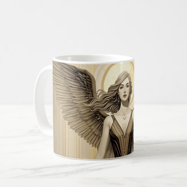 Caneca De Café Anjo Celestial  (Frente Esquerda)