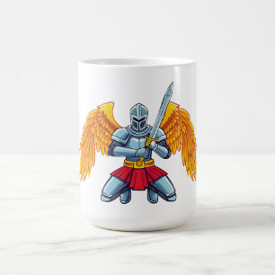 Caneca De Café Anjo com espada grande