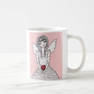 Caneca De Café anjo cor-de-rosa
