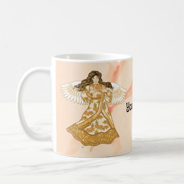 Caneca De Café Anjo cristão de Verão (Esquerda)