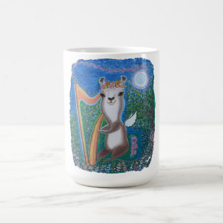 Caneca De Café Anjo da Lua com Harpa