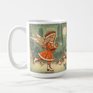 Caneca De Café Anjo de Natal customizável em NYC