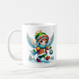 Caneca De Café Anjo de Neve Natal
