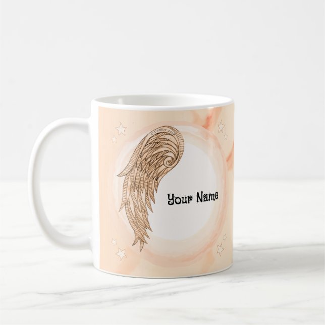 Caneca De Café anjo de uma asa (Esquerda)