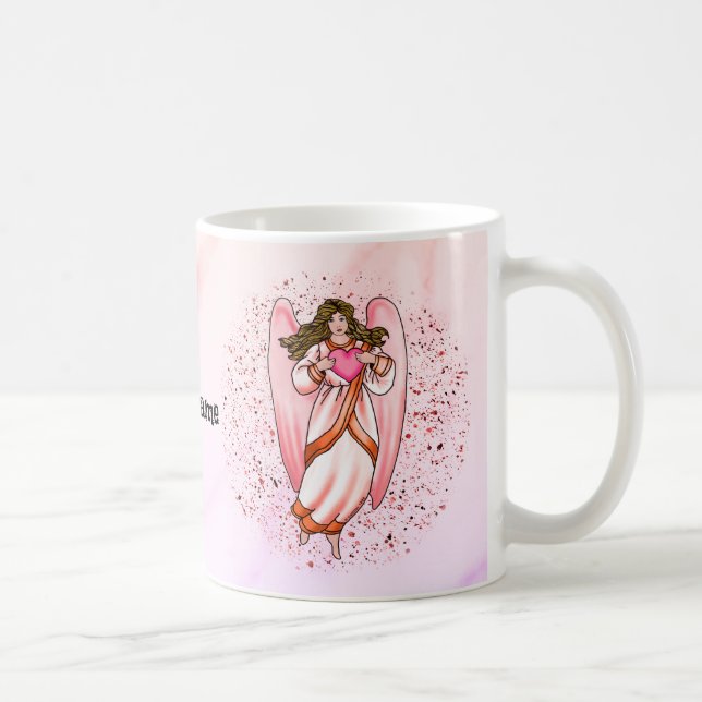 Caneca De Café Anjo do Amor do Coração (Direita)