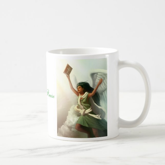 Caneca De Café Anjo do elogio, anjo do elogio (Direita)