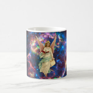 Caneca De Café Anjo do vintage no céu