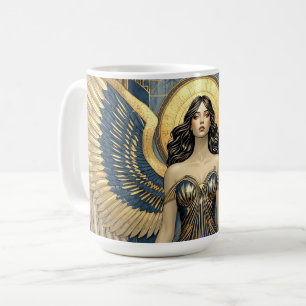 Caneca De Café Anjo Dourado