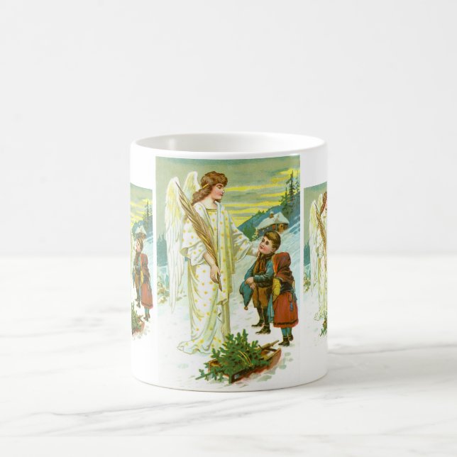 Caneca De Café Anjo e crianças (Centro)