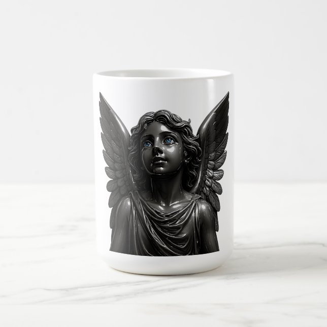 Caneca De Café Anjo metálico de cheio (Centro)