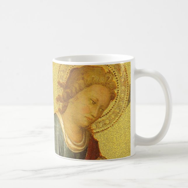 Caneca De Café Anjo Renascentista por Mestre do Bambino Vispo (Direita)